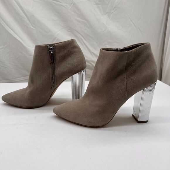 Michael Kors suede Paloma booties gray size 5.5 - Picture 5 of 10